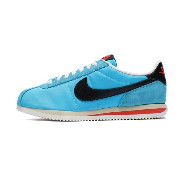 Nike Cortez TXT Men`s Casual Shoes Baltic Blue Black HF0263-401 NEW - Picture 2 of 11